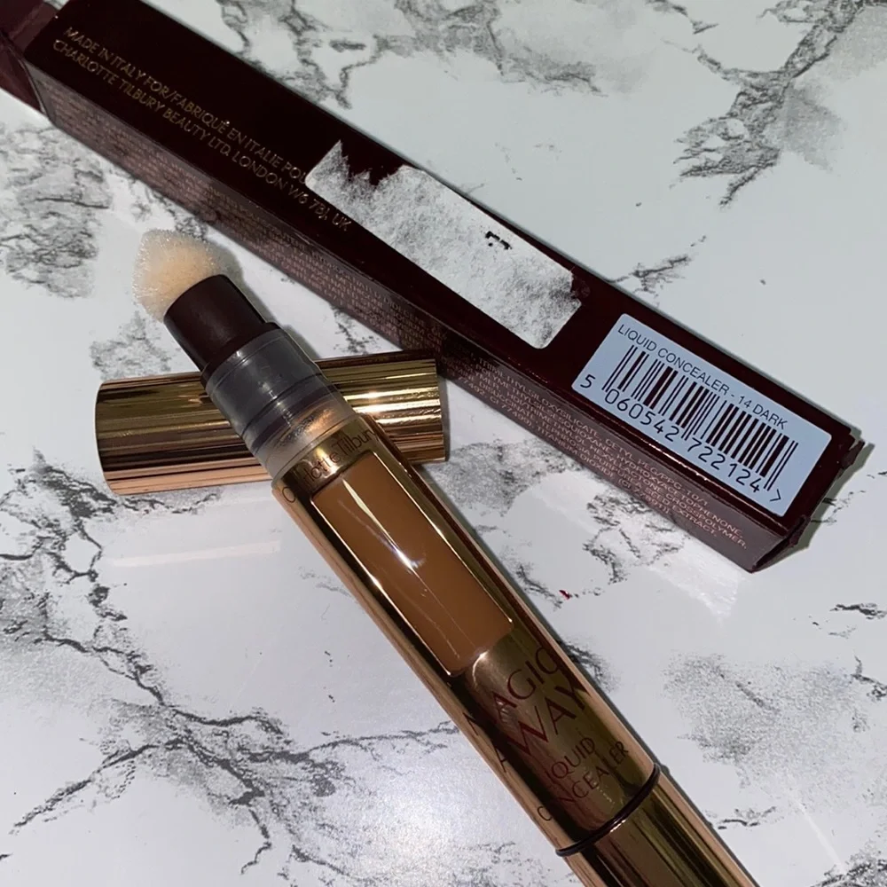 NWT Charlotte Tilbury magic away concealer- 14 dark Never used Still in box
